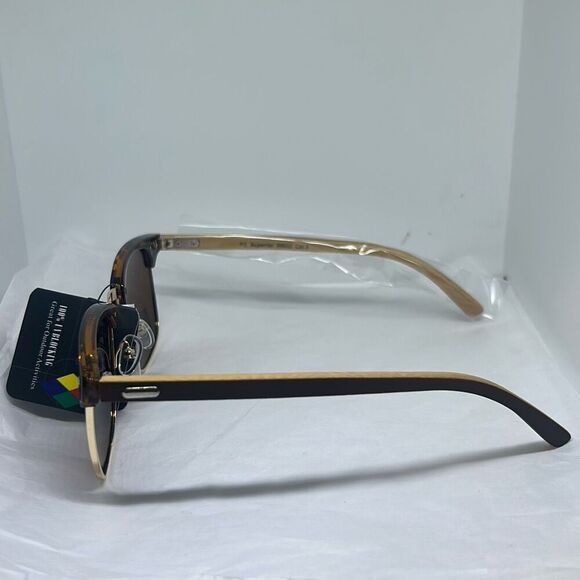 Superior Tortoise Polarized Sunglasses – Classic Clubmaster Style - Picture 2 of 3